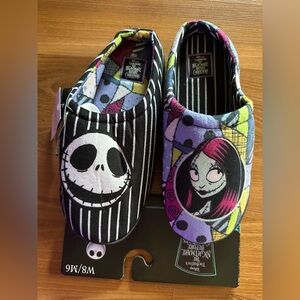 Disney The Nightmare Before Christmas Slippers Jack & Sally